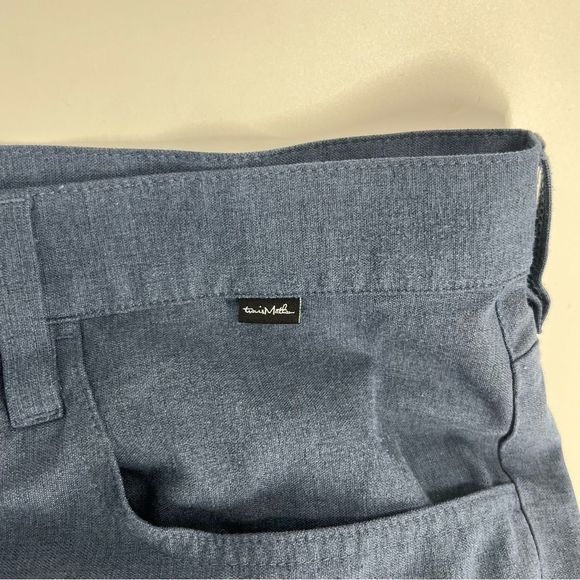 Travis Mathew Pants Mens 34x30 Blue Straight Leg Chino Golf Stretch Performance - Picture 7 of 8